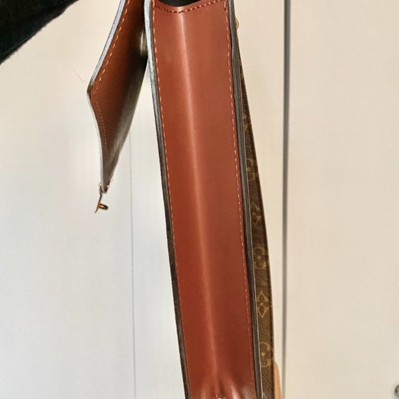 LOUIS VUITTON MONOGRAM BRIEFCASE HANDBAG SATCHEL - Picture 3 of 5